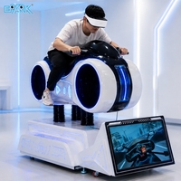 Machine de course moto VR commerciale, simulateur de moto en réalité virtuelle immersif pour les centres de divertissement familial et les lieux de divertissement intérieurs
