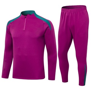 Maillot de football personnalisé en jersey 100% polyester 220g, séchage rapide, léger, unisexe, kit d'entraînement pour adultes - Product Image 2