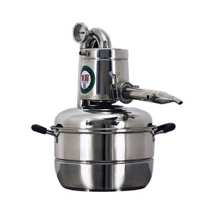 20LHome équipement <span class=keywords><strong>de</strong></span> brassage petits spiritueux blancs distillateur distillateur hydrosol rôti vin <span class=keywords><strong>de</strong></span> fruits auto-brassage soju brandy complet - Product Image 1