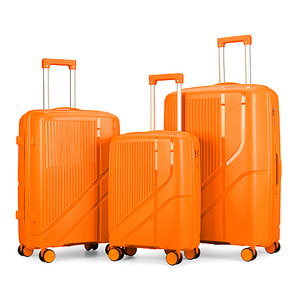 Bagage PP ultra léger pour <span class=keywords><strong>valise</strong></span> de voyage durable et de grande capacité <span class=keywords><strong>Valise</strong></span> unisexe 20 "24" 28 "PP ensemble de <span class=keywords><strong>valise</strong></span> - Product Image 4