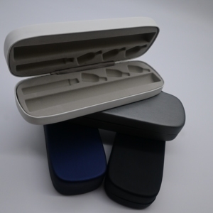 Portable Durable Reusable PU Pencil Case Metal Lid Custom Logo <b>Multiple</b> <b>Colors</b> Injection <b>Pen</b> Storage Travel Carry Case - Product Image 5