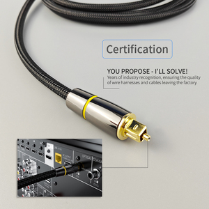 Mạ Vàng <span class=keywords><strong>Spdif</strong></span> <span class=keywords><strong>5.1</strong></span>/7.1 Sợi Quang Nylon Bện Nam Để Nam Surround Hệ Thống Âm Thanh Stereo Loa Âm Thanh Kết Nối Cáp - Product Image 4