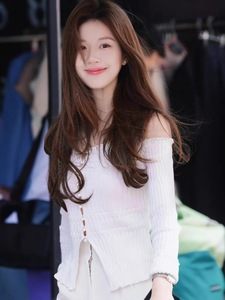 Let <span class=keywords><strong>Me</strong></span> Shine <span class=keywords><strong>Xu</strong></span> Yan Zhao Lusi Mismo estilo Francés Elegante Adelgazante Regular Manga larga Delgado Tejido Casual Capa Top - Product Image 3