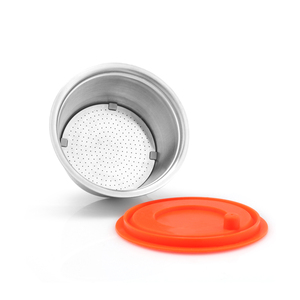 Cápsulas de Café Reutilizables de Acero Inoxidable, Cápsulas de Leche Recargables con Tapa de Silicona, Compatibles con DG Genio Piccolo XS <span class=keywords><strong>Mini</strong></span> Me - Product Image 3