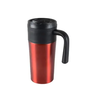 Caneca térmica de 16oz azuma taza, xícara de café para viagem com parafuso na tampa, canecas verdes