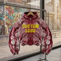 Sweat à Capuche Personnalisé 2026 ODM/OEM avec Logo Imprimé en Molleton de Coton, Fermeture Éclair et Broderie pour Hommes