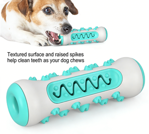 卸売エコフレンドリーで可愛い丈夫なTPR+ナイロン製カスタムペット犬用歯ブラシスティック（ロープ付き） - Product Image 3