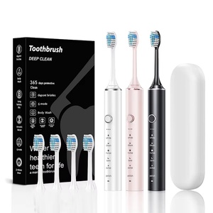 แปรงสีฟันไฟฟ้าแบบชาร์จได้ที่ดีที่สุดสำหรับผู้ใหญ่ ขายส่ง พร้อมระบบตั้งเวลาอัจฉริยะ ระบบสั่นสะเทือนโซนิค ขนแปรงนุ่ม กันน้ำ IPX7 - Product Image 4