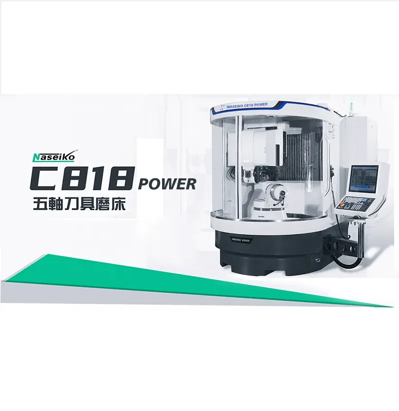 Naseiko C818 güç beş eksenli beş-bağlantı CNC takım değirmeni için yüksek hassasiyetli karbür end mill aracı taşlama makinesi
