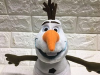 Peluches Olaf de 25cm, dessin animé bonhomme de neige, figurines en peluche Olaf, oreiller pour cadeau d'enfant