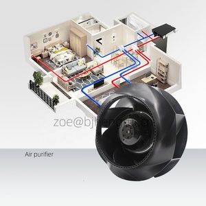 Ventilador centrífugo de refrigeración ebmpapst R2E225-RA92-09 R2E225-RA92-31 230V AC para HVAC, purificador de aire, motor de gabinete eléctrico M2E068-DF - Product Image 4
