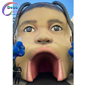 ยักษ์ฮาโลวีนงานปาร์ตี้Entranceตกแต่งInflatable <span class=keywords><strong>Astroworld</strong></span>หัวเด็กอุโมงค์ - Product Image 1
