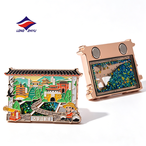 Imanes Plegables <span class=keywords><strong>para</strong></span> Refrigerador Longzhiyu, Estilo Moderno, 20 Años de Experiencia, Técnica de Esmaltado Personalizada, Recuerdos de Lugares Turísticos - Product Image 3
