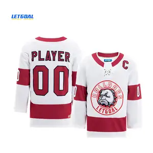 Maillots de Hockey à la mode 5xl, vente directe d'usine, maillot de Hockey à Sublimation personnalisé