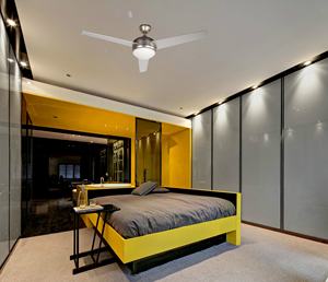 42 İnç Modern Hava Soğutmalı <span class=keywords><strong>Fan</strong></span> Çok Satan Tek Işıklı Fırçalanmış Nikel Tavan Vantilatörü 3 Kontrplak Kanatlı, Duvar Kumandası Dahil - Product Image 4