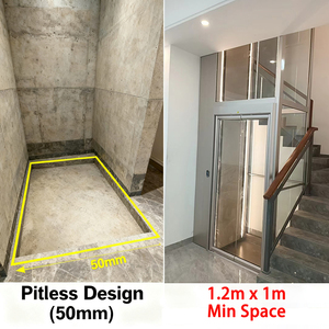 Ascenseur domestique sans puits, petit ascenseur à vide pour les maisons résidentielles - Product Image 2