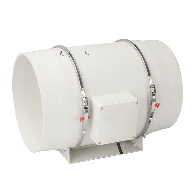 12Inch Pipeline Exhaust Fan Duct Mounted Ventilation Fan with High Static Pressure