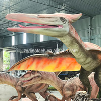 Robot dinosaure volant interactif pour aire de jeux pour enfants ou modèle de pterosaure animatronique fait main pour l'intérieur