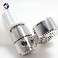 Régulateur de pression réglable à haut débit SS316, entrée 1/4" NPT, sortie 6000psi, régulateur de gaz 3000psi