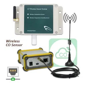 Transmisor de sensor de CO inalámbrico ZigBee con salida analógica de 0 ~ 1000ppm en detector de gas CO2 de planta química