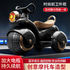 มอเตอร์ไซค์ไฟฟ้าสำหรับเด็ก ขี่ได้ 3 ล้อ ชาร์จไฟได้ สำหรับเด็กอายุ 1-6 ปี ดีไซน์เปิดโล่ง ผลิตที่เหอเป่ย - Product Image 5