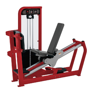 Prensa de piernas sentada con carga de placa comercial, equipo de Fitness, máquina de selección de carga de pines - Product Image 1