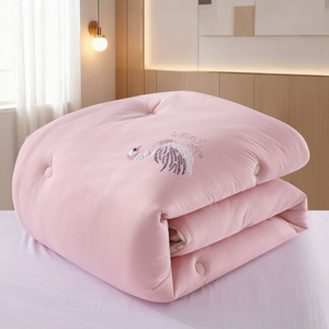 Coperta <span class=keywords><strong>Invernale</strong></span> Extra Large 200*230cm in Cotone Organico e Fibra di Soia, Calda e Antibatterica - Product Image 6