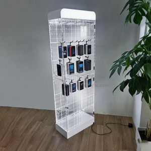 Support d'affichage moderne personnalisé en acrylique pour accessoires de téléphonie mobile, adaptateurs, chargeurs, câbles et écouteurs – Idéal pour la vente au détail - Product Image 3