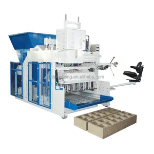 JH-12A Presse hydraulique automatique Machine à fabriquer des briques Ciment sable Machine à fabriquer des blocs mobile