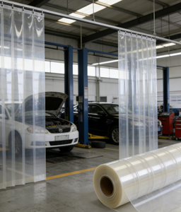 Servicio de Moldeo y Corte Personalizado BOTHWIN, Cortina de <span class=keywords><strong>PVC</strong></span> con Grosor de 1mm-10mm y Resistencia a los Rayos UV para Talleres de Reparación Automotriz - Product Image 1