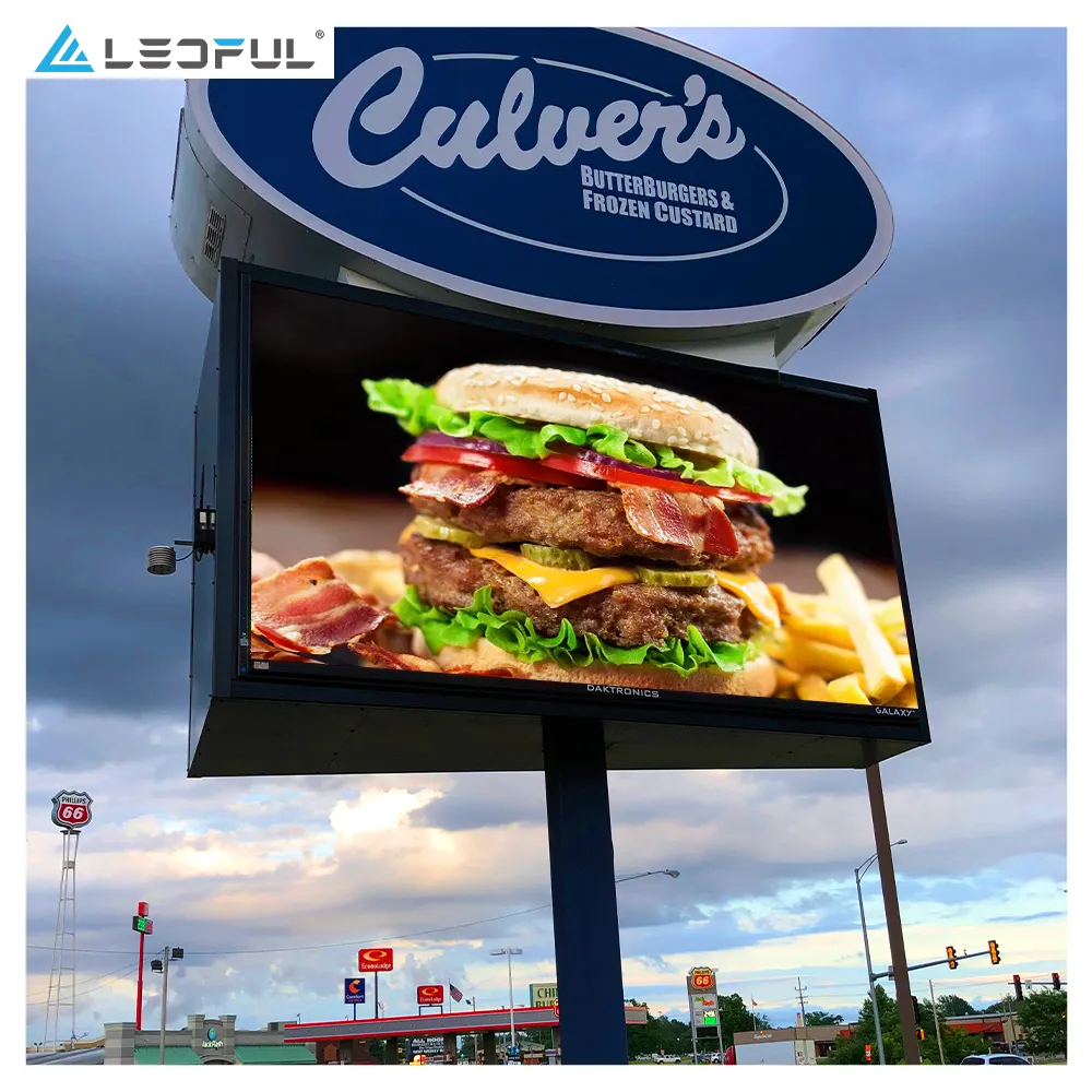 Fixed Outdoor LED Display Panels Big Giant Large Board Manufacturers Display LED Signs