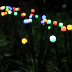 Ngoài trời không thấm nước LED năng lượng mặt trời Pathway ánh sáng đom đóm vườn ánh sáng cho Giáng sinh trang trí Patio & Lawn cảnh quan trang trí - Product Image 2