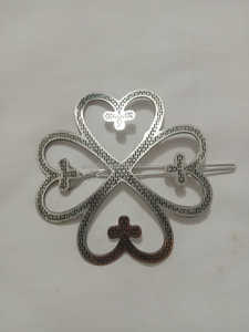 Accessoires de pince à cheveux plaqués argent à la mode dernière conception 100 pièces épingle à cheveux bébé/Z fabrication épingles à cheveux élégantes pour les enfants - Product Image 4