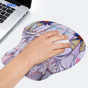 Wholesale 3D Custom Printed Boobs Mousepad Silica Gel Anime Wrist Rest <strong>Breast</strong> Custom Boom <strong>Mouse</strong> <strong>Pad</strong> - Product Image 2