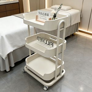 Carrito de Belleza Móvil, Carrito Multifuncional para Salón de Belleza y SPA, Estante de Almacenamiento para Uñas con Ruedas en Venta - Product Image 4
