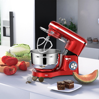 Robot pâtissier planétaire électrique à tête inclinable pour la cuisine, avec bol mélangeur en acier inoxydable