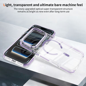 Coque de téléphone magnétique transparente double face anti-chute pour iPhone 17 Pro Max – Protection transparente - Product Image 3