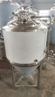 Fermenteur conique 200L pour brasserie artisanale, système de fermentation de bière