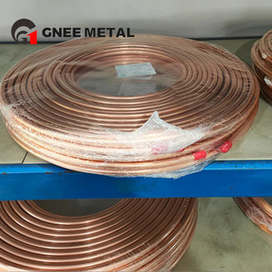 ASTM 1/4 3/8 5/8 pulgadas B280 C10100 C1100 C12200 99.9% tubería de cobre rojo tubería de agua recta para refrigerador de aire acondicionado - Product Image 4