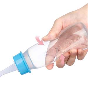 Botella <span class=keywords><strong>de</strong></span> seguridad con cuchara <span class=keywords><strong>para</strong></span> bebé, botellas <span class=keywords><strong>de</strong></span> cereales, frutas, arroz, dibujos animados, cuchara exprimidora, taza <span class=keywords><strong>de</strong></span> alimentación <span class=keywords><strong>de</strong></span> leche, vajilla <span class=keywords><strong>de</strong></span> comida - Product Image 4