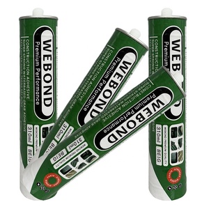 Adhésif noir tout usage pour murs en aluminium de construction, sans clous, colle forte - Product Image 1