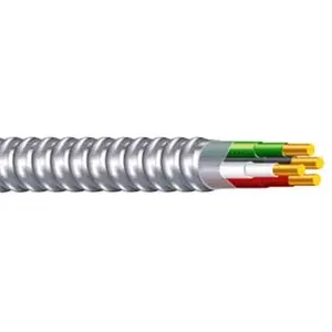 14/2 12/2 14/3 awg AL en aluminium agrafée un câble à armure AC90 BX câble