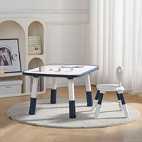 Meubles de classe scolaire modernes en plastique, ensemble de bureau et de chaise pour enfants, pour chambre à coucher et bureau à domicile
