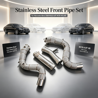 Hochwertiges Direktauspuff-Header-System aus Edelstahl 304 mit Downpipe für Mercedes-Benz S560 W222 4.0T M176 V8 LHD zur Leistungssteigerung