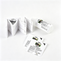 Etiquetas Adhesivas Personalizadas, Impresas, Resistentes al Agua, Ecológicas, con Adhesivo Fuerte, MOQ Bajo, Aplicables a Alimentos, Bebidas, Cosméticos, etc.