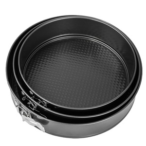 Round Non-Stick Springform Cake Pan 3-Piece Set 22 24 26 Cm Reusable Baking Mold - Product Image 5