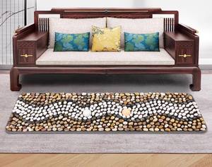 Tappetino in Ciottoli Naturali 150*40cm, Tappetino Rettangolare in Pietra, Tappetino Massaggiante in Pietra di Fiume Multicolore per Migliorare la Salute e Decorare - Product Image 6