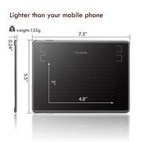 Tablette graphique numérique Huion Inspiroy H430P, 4096 niveaux de sensibilité à la pression, tablette de dessin, tablette graphique numérique