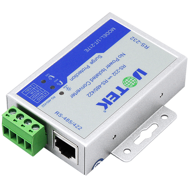 RS232 to RS485/422 Isolated Port-Powered Converter RJ45 UT-217E UOTEK with 15KV ESD Protection Supports All Operating Systems