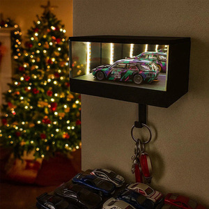 New Printed Car <b>Key</b> Holder <b>Wall</b> Mount <b>Key</b> Organizer with Infinity LED Garage <b>Hook</b> Easy Installation Fun Creative Home Decor - Product Image 5
